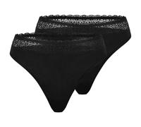 Triumph Femme Feel of Modal String 2p Underpants, Noir, XL