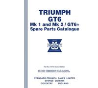 Triumph GT6 Mk 1 and Mk 2 / GT6+ Spare Parts Catalogue: Publication number 515754