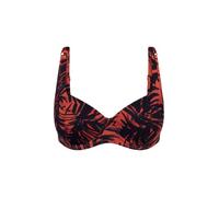Triumph Haut de bikini Red Label Summer Palm pour femme, 1 haut de bikini à armatures marron foncé, 44 / F