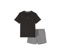 Triumph International GmbH Mix N Match Cotton Pyjama Set Short Ensemble de Pijama, Noir et Gris, L Hommes
