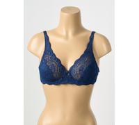 triumph lingerie femme de couleur bleu 110E