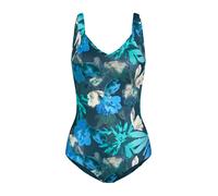 TRIUMPH Maillot de bain ' Summer Fleur ' bleu / turquoise, Taille M