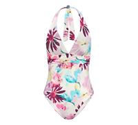 TRIUMPH Maillot de bain ' Summer Fleur Plunge ' bleu / jaune / rose / blanc, Taille XL