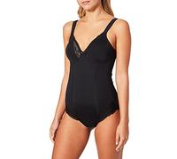 Triumph Modern Lace+Cotton BS Bodysuits Femme, BLACK, 80B