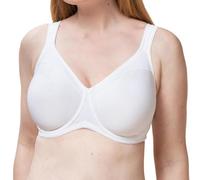 Triumph Modern Soft+Cotton W01 Minimizer Bra Femme, White, 75C