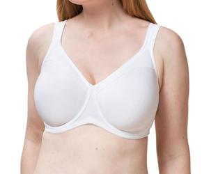 Triumph - Modern Soft & Cotton W01 - Soutien-gorge minimiseur (blanc 100D)