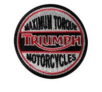 Triumph Motorcycles Maximum Torque Écusson Patch en fer brodé sur accessoire