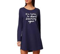 Triumph Nightdresses NDK 03 LSL X Night Shirt Femme, SKYLINE, 42