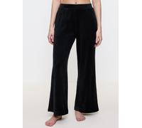 TRIUMPH Pantalon de pyjama ' Sensual Velour Wide Leg ' noir, Taille S-M