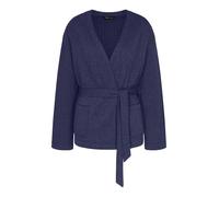 TRIUMPH Peignoir court ' Cozy Comfort Robe Top Quilted ' bleu, Taille XL