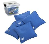 Triumph Professional Noir sur Toile Canard Chiffon Bean Bag Ensemble, Bean Bags, 4-Pack 16oz Canvas Duck, Tub (Blue), Bleu