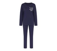 TRIUMPH Pyjama ' Basic ' bleu nuit, Taille S-M