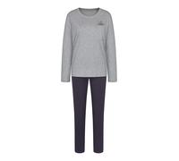 TRIUMPH Pyjama bleu foncé / gris, Taille S