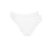 Triumph Sense of Cotton Tai Lot de 2 Boxers Blanc, Blanc., 42