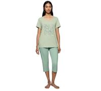 Triumph Sets PK Capri X 02, Ensemble pyjama aux femmes, Green - Dark Combination,