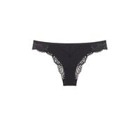 TRIUMPH Slip ' Peony Florale Brazilian ' noir, Taille S-M