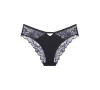TRIUMPH Slip ' Wild Gardenia Florale ' noir, Taille L