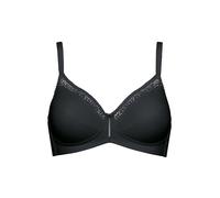 Triumph Cotton Beauty N Bra Femme, Black, 85C
