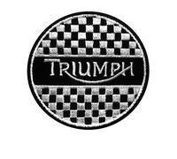 Triumph Sports Racing Cafe Racer Écusson Patch en fer brodé sur accessoire