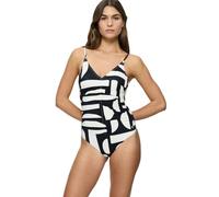 Triumph Summer Allure OP 01 Maillot de Bain Une pièce, Blanc-Combinaison foncée, 42 Femme