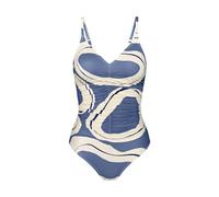 Triumph Summer Allure OP 01 One piece swimsuit Femme, BLUE COMBINATION, 40E