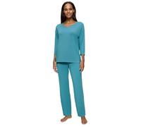 Triumph Timeless Sensuality PK 3/4 Sleeves Ensemble Pyjama, Turquoise Quiet, 42 Femmes