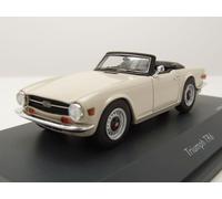 Triumph TR6 Ouvert Soft Top 1968 Modèle de Voiture Blanc 1:43 Schuco