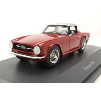 Triumph TR6 Surrey Top Fermé 1968 Rouge Bordeaux Modèle 1:43 Schuco