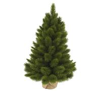 Sapin de Noël Artificiel avec toile de jute Camden - H60 x Ø43 cm - Vert - Triumph Tree