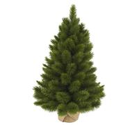 Triumph Tree Camden Sapin de Noël Artificiel avec toile de jute - H60 x Ø43 cm - Vert Vert