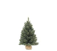 Triumph Tree Forest Frosted Sapin de Noël artificiel dans une base en jute - H90