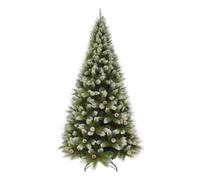 Triumph Tree Pittsburgh Sapin de Noël Artificiel avec Pommes de pin - Christmas Tree H155 x Ø84 cm - Vert givré