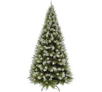 Triumph Tree Pittsburgh Sapin de Noël Artificiel avec Pommes de pin - Christmas Tree H155 x Ø84 cm - Vert givré