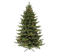 Triumph Tree Sherwood Deluxe Sapin de Noël Artificiel avec Éclairage LED - Christmas Tree H185 x Ø127 cm - Vert