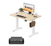 TRIUMPHKEY Bureau Assis Debout 100 x 60 cm, Beige