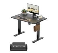 TRIUMPHKEY Bureau Assis Debout 100 x 60 cm, Noir