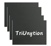 TriUnytion Feuille Plastique ABS, 4 Pièces Plaque Acrylique pour Gravure Laser 30 x 20 cm 1,3 mm, Plaque à Graver Plastique Couleur Bicouche pour Personnalisé Signalisation (Blanc sur Noir)