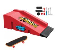 TriUnytion Mini Finger Skate et Rampe Kit, Mini Tech Deck Skate Doigt avec Rampe Skatepark Kit, Cadeau pour Garçons et Filles (B)