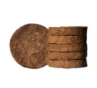 त्रिवेणी Triveni Organics Lot de 101 gâteaux ronds pour bouse de vache Hawan, Pujan et religieux