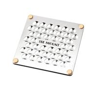 Trivet en Acier Inoxydable - Résistant à la Chaleur Support pour Casseroles et Plaques de Cuisson | Supports de Casserole en Métal | Pour plan de travail de cuisine, camping, randonnée et tables à man