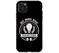 Trivia Mastermind Buzz Answer Repeat Quiz Night Design Coque pour iPhone 11 Pro Max