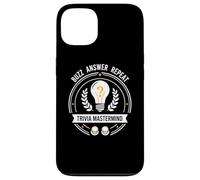 Trivia Mastermind Buzz Answer Repeat Quiz Night Design Coque pour iPhone 13