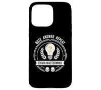 Trivia Mastermind Buzz Answer Repeat Quiz Night Design Coque pour iPhone 15 Pro Max