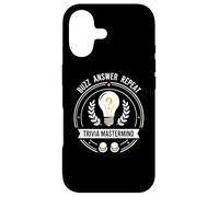 Trivia Mastermind Buzz Answer Repeat Quiz Night Design Coque pour iPhone 17