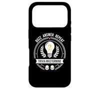 Trivia Mastermind Buzz Answer Repeat Quiz Night Design Coque pour iPhone 17 Pro