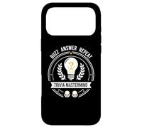 Trivia Mastermind Buzz Answer Repeat Quiz Night Design Coque pour iPhone 17 Pro Max