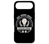 Trivia Mastermind Buzz Answer Repeat Quiz Night Design Coque pour iPhone Air