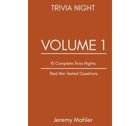 Trivia Night: Volume 1-10 Complete Bar Trivia Nights/ Pub Quiz Questions and Answers