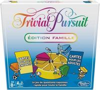 Trivial Pursuit Famille, Jeu de societe de questions-réponses, Jeu de plateau, Version francaise