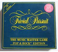 Trivial Pursuit : The Music Master Game Pop & Rock Edition [UK Import]
